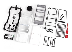 TRAXXAS ... BODY LAND ROVER DEFENDER, COMPLETE (UNASSEMBLED) WHITE