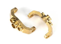 TRAXXAS ... CASTER BLOCKS BRASS (4 GRAMS EACH) (LEFT & RIGHT)