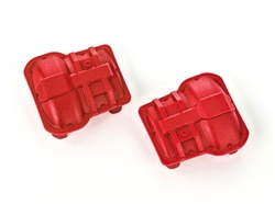 TRAXXAS ... AXLE COVER FRONT OR REAR (RED) (2)