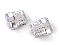 TRAXXAS N... AXLE COVER FRONT OR REAR (SATIN CHROME) (2)