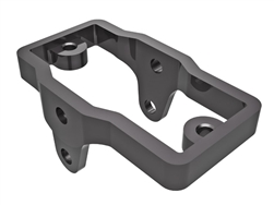 TRAXXAS ... SERVO MOUNT 6061-T6 ALUMINUM (DARK TITANIUM-ANODIZED)