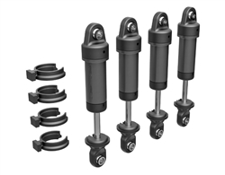 TRAXXAS ... SHOCKS GTM 6061-T6 ALUMINUM DARK TITANIUM-ANODIZED ASSEMBLED