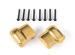 TRAXXAS ... AXLE COVER BRASS 8 GRAMS EACH (2) 1.6X12MM CS
