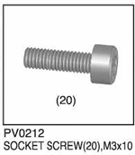THUNDER TIGER PV0212... SOCKET SCREW 3X10       RAP 60