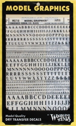 WOODLAND SCENICS ... D/T ROMAN RR BLACK  1/16 - 1/4
