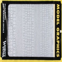 WOODLAND SCENICS MG747... D/T NUMBERS USA GOTHIC WHITE