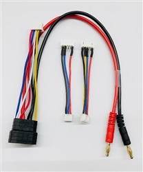 WERPA ... TRAXXAS ID CHARGE LEAD 2-4S W/4mm BANANA FOR STD LIPO CHRGS