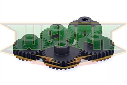 WERPA ... CARBURIZED PINION GEAR 46T MOD1 8MM
