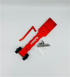 WERPA ... WHEELIE BAR 3S ARRMA BLX ON/OFF ROAD RED ANODIZED
