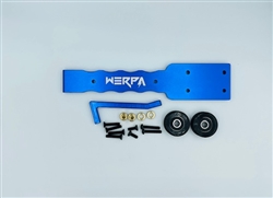 WERPA ... WHEELIE BAR SLEDGE BLUE ANODIZED