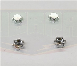 WERPA ... DIRT SHIELD WHEEL NUTS 17MM CHROME
