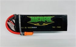 WERPA ... LIPO 5000mah 11.1 3S W/IC-5 CONNECTOR 10awg WIRE