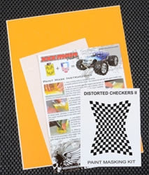 XXX MAIN ... DISTORTED CHECKERS II PAINT MASK
