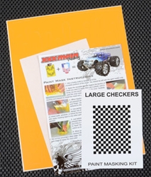 XXX MAIN ... LARGE CHECKERS PAINT MASK