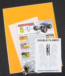 XXX MAIN ... DOUBLE FLAMES PAINT MASK