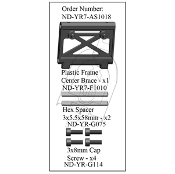 CURTIS YOUNGBLOOD YR7AS1018... PLASTIC CENTER FRAME BRACE SET