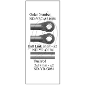 CURTIS YOUNGBLOOD YR7AS1086... FLYBAR LINK ACCESSORY SET R7