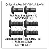 CURTIS YOUNGBLOOD YR7AS1099... PIN SCREW SET R7