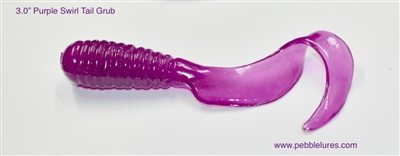 3.0" Swirly Tail Grubs | Soft Plastic