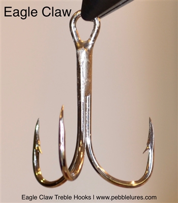 Eagle Claw 375 Treble Hooks | curved point