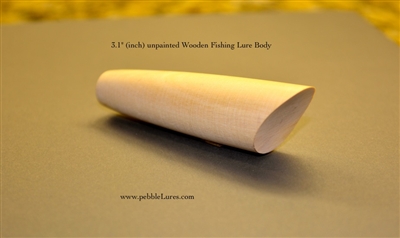 3.1" Wood Popper Blank