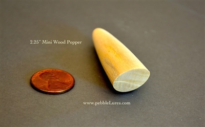 2.25" Wood Popper Blank