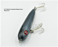 6.0â€ Top Water Magic Dancer | Walk-the-dog tail weighted lure