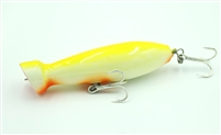 Ultra Yellow | 5.5â€ (inch) 2.6oz Custom Wood Popper | Spray Popper