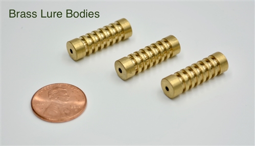 Brass Lure Bodies for Inline Spinners