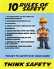 10 Rules of Safety Poster