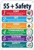 5S Plus Safety Sign Sort Set shine standardize sustain and Safety