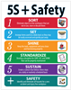 5S Plus Safety White Background