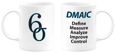 6 Sigma DMAIC coffee tea mug