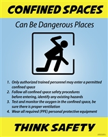 Confined Spaces Safety Poster