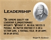 Leadership Motivational Poster, Eisenhower