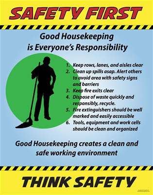 Good Housekeeping Safety Poster