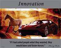 Innovation - Henry Ford Quote Poster