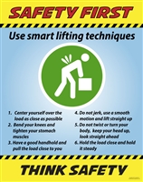 Lifting Technique, Safety Poster