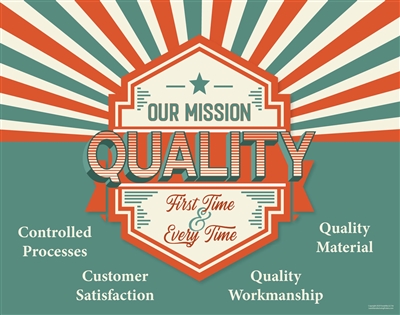 Our Mission Quality Poster