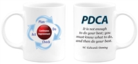 PDCA coffee tea mug