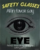 Safety Glasses Poster, Protect your eyes