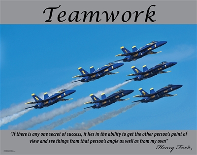 Teamwork - Quote by Henry Ford Poster