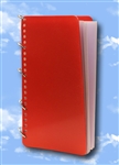 Long Format Check List Binders (RED)
