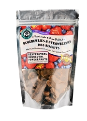 Blueberries and Strawberries Dog Biscuits