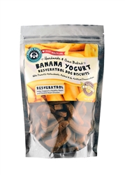 Banana Yogurt Resveratrol Dog Biscuits