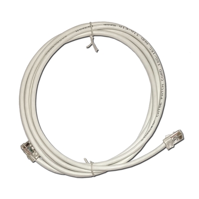 7Ft. CAT5e White Ethernet Patch Cable - NON-BOOTED