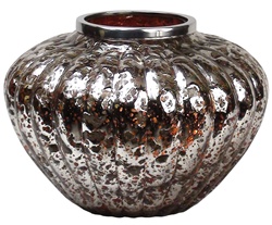 Pebbled Glass Vase