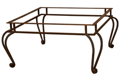 Forged Iron Square Coffee Table Base
