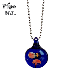 Family Glass Mushroom Space Pendant