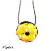 KGB Glass Dichro Donut Pendant